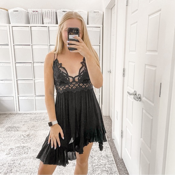 Free People FP One Adella Slip Mini Dress